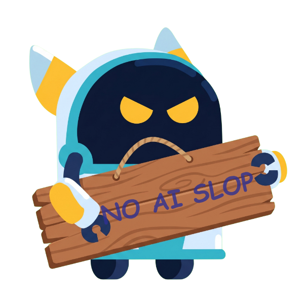 No AI slop