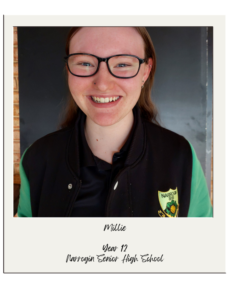 Millie, a Valearnis student