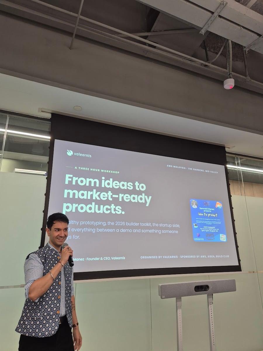 Samreid Manez, founder and CEO of Valearnis